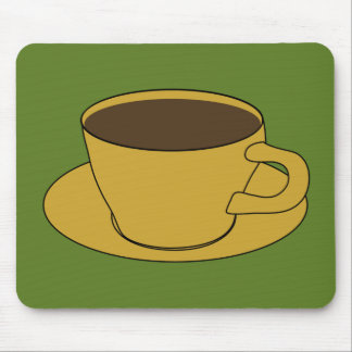 Tapis De Souris Rétro mousepad de tasse de café
