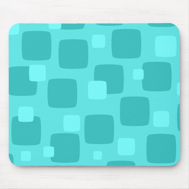 Tapis De Souris Rétro Mousepad turquoise (Devant)