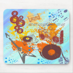 Tapis De Souris Rétro musique des années 80