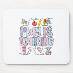 Tapis De Souris Retro Play Apprend Enseignant De La Maternelle Ret