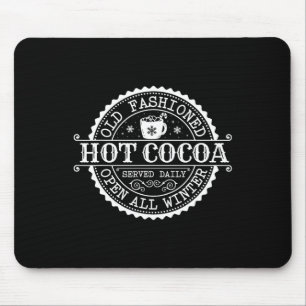 Tapis De Souris Retro Pôle Nord Vieux Décor de cacao Chaud Me Café