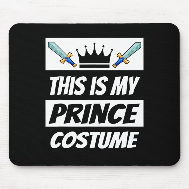 Tapis De Souris Retro Prince Costume drôle Costume d'Halloween Hom (Devant)