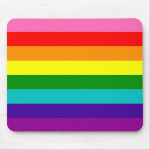 Tapis De Souris Retro Rainbow 8 Pride