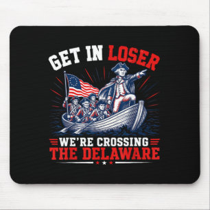 Tapis De Souris Rétro rentrez dans la traversée du Delaware 4 juil