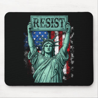 Tapis De Souris Rétro Résiste Pas Mon Président Anti-trump