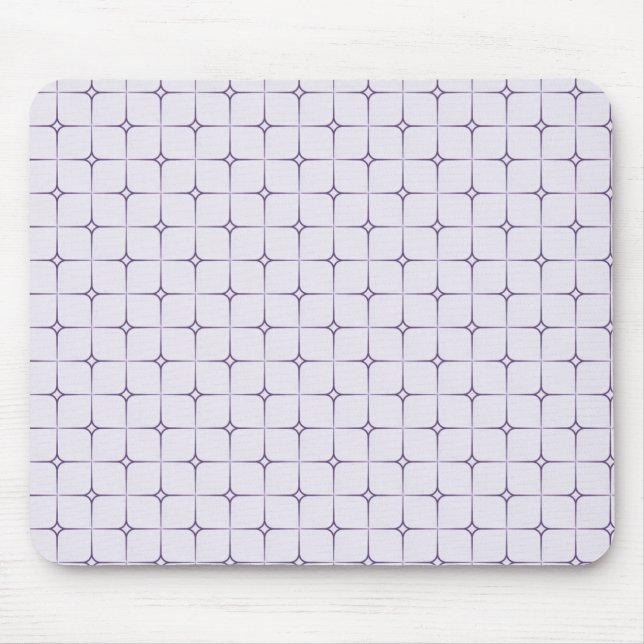 Tapis De Souris Retro Romance Mousepad, violet (Devant)