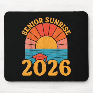 Tapis De Souris Retro Senior Sunrise 2026 Aînés De Cl Beach Grad