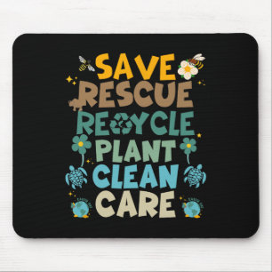Tapis De Souris Retro Super Enregistrer les abeilles Secourir les