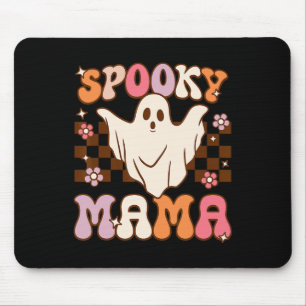 Tapis De Souris Retro Super Halloween Fantôme Éffrayant Mama costu