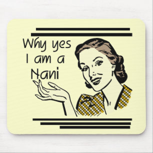 Tapis De Souris Rétro T-shirts et cadeaux de Nani