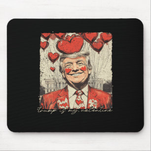 Tapis De Souris Retro Trump est la Saint-Valentin de Trump