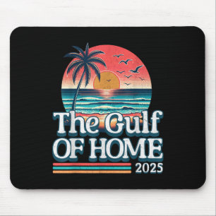 Tapis De Souris Retro Vintage Gulf Of Home 2025 Vêtements Tee Amer