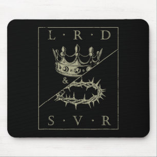 Tapis De Souris Retro vintage Jésus Christian Lord & Sauveur G