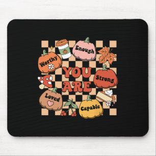 Tapis De Souris Retro Vous Êtes Citrouille Chute Conseiller scolai