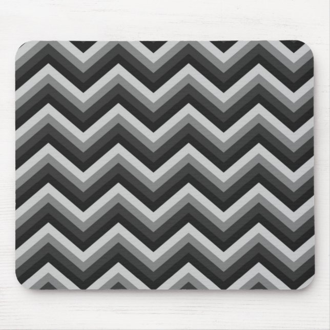 Tapis De Souris Rétro zigzag Chevron de motif (Devant)