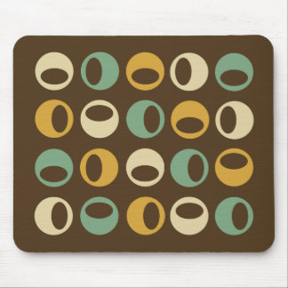 Tapis De Souris Rétros sphères modernes abstraites Mousepad