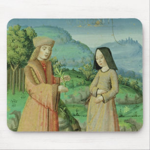 Tapis De Souris Réunion d'Aeneas et Anne, la soeur du Dido