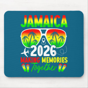 Tapis De Souris Réunion de famille Jamaïque 2026 Vacances Création