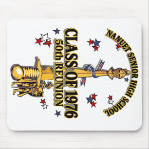 Tapis De Souris Réunion des Chevaliers du Lycée Nanuet Senior en N