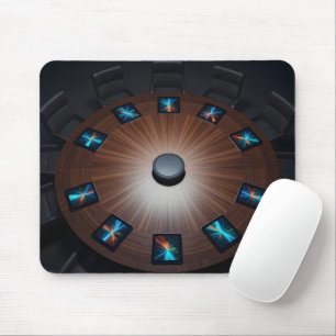 Tapis De Souris Réunion numérique circulaire