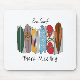 Tapis De Souris Réunion Zen Surf Board
