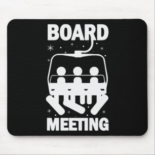 Tapis De Souris Réunions de planche Réunions de snowboard Snowboar
