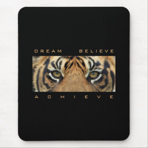 Tapis De Souris Rêve de devis motivationnel croire atteindre verti