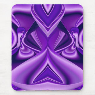Tapis De Souris Rêve de fleurs violettes, Imaginaire Abstrait Rain