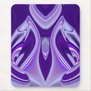 Tapis De Souris Rêve de fleurs violettes, Imaginaire Abstrait Rain