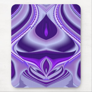 Tapis De Souris Rêve de fleurs violettes, Imaginaire Abstrait Rain