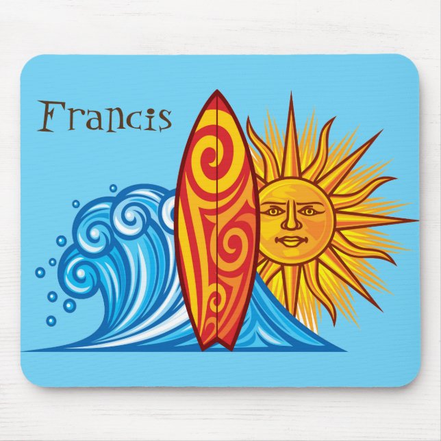 Tapis De Souris Rêve de Surfeurs (Devant)