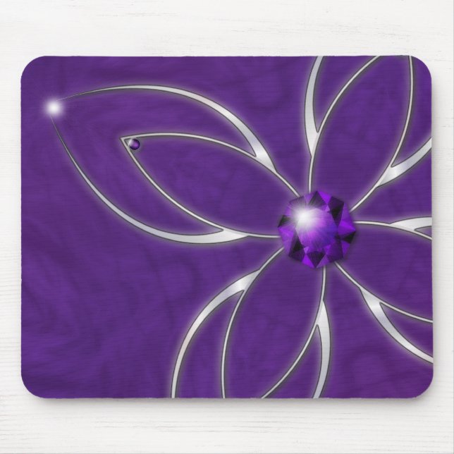 Tapis De Souris Rêve en améthyste Mousepad (Devant)