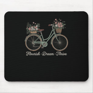 Tapis De Souris Rêve fleurie Épouser Vélo floral Trump Res subtil