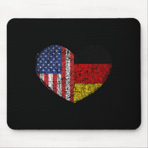 Tapis De Souris Rêve Usa Allemagne - Double Nationalité