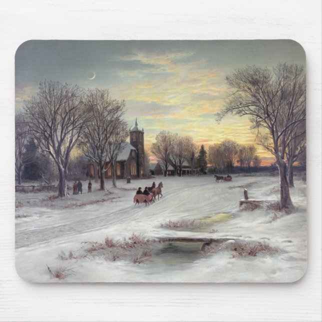 Tapis De Souris Réveillon de Noël (Devant)