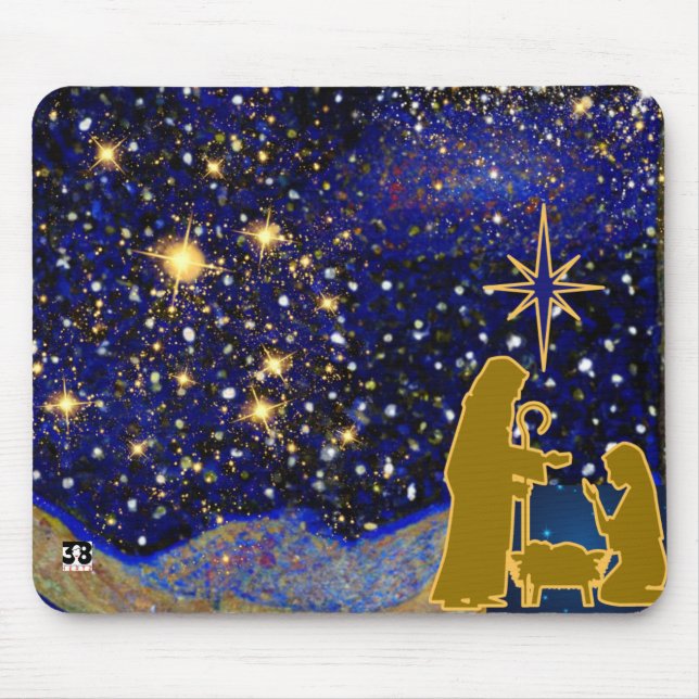 Tapis De Souris Réveillon de Noël (Devant)