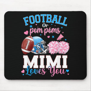 Tapis De Souris Révélation du sexe de bébé Mimi adore Foot ou Pom