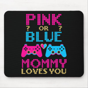 Tapis De Souris Revelation du sexe Rose ou Bleu Jeu vidéo Maman Jo
