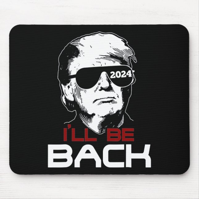 Tapis De Souris Revenez à Trump 2024 (Devant)