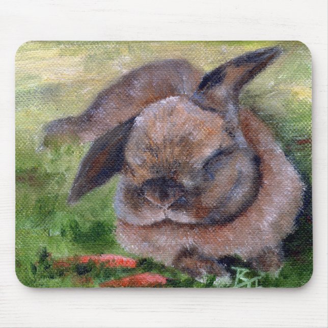 Tapis De Souris Rêves de lapin (Devant)