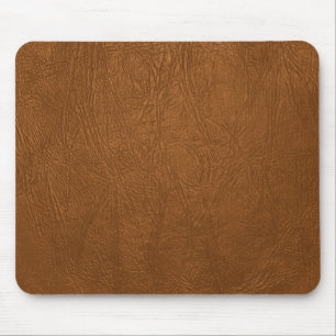 Tapis De Souris Revêtement Brown en cuir de vache