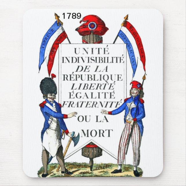 Tapis De Souris Révolution française Mousepad (Devant)