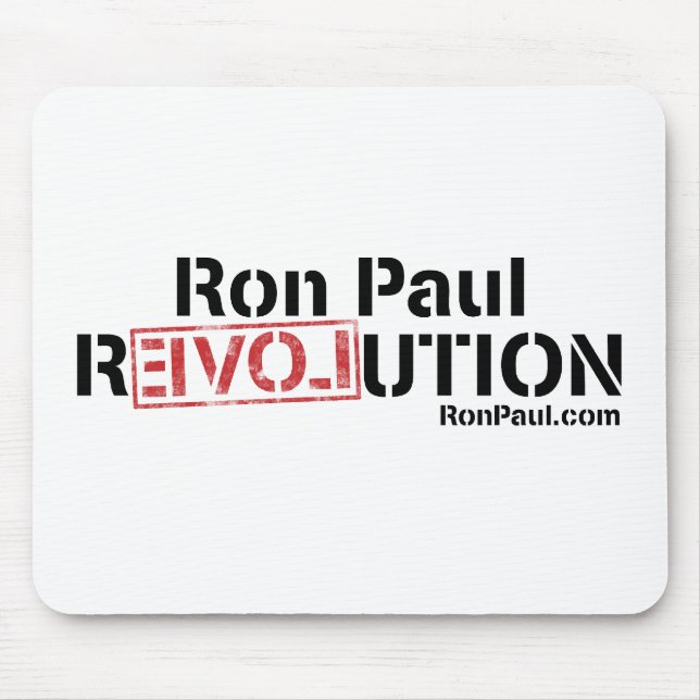 Tapis De Souris Révolution Mousepad de Ron Paul (Devant)