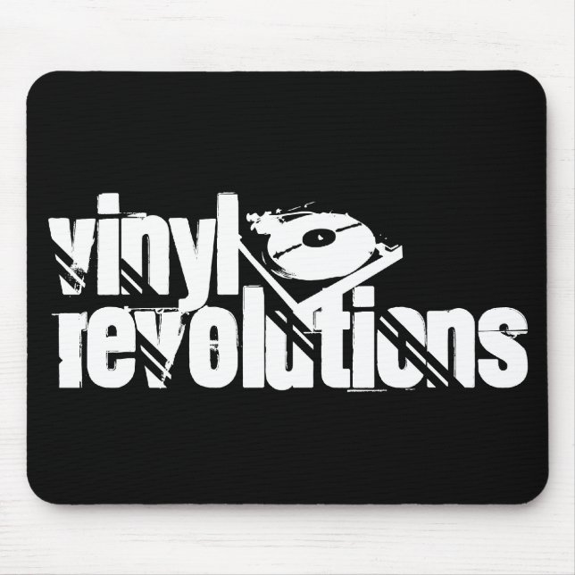 Tapis De Souris Révolutions noires Mousepad de vinyle (Devant)