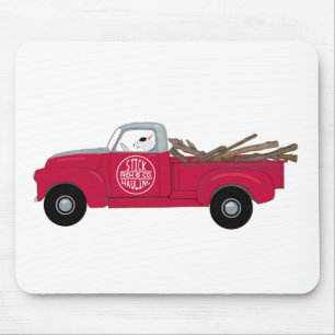 Tapis De Souris Rex The TV Terrier Red Truck