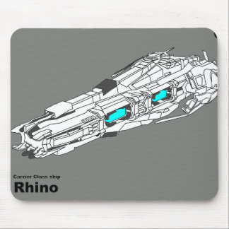 Tapis De Souris Rhinocéros Mousepad de galaxie