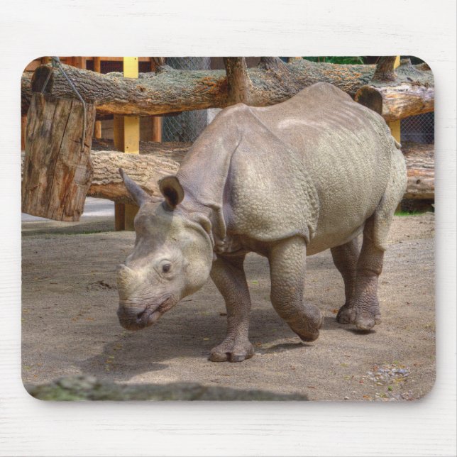 Tapis De Souris Rhinoceros unicornis (Devant)