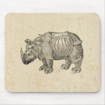 Rhinocéros vintage de Durer