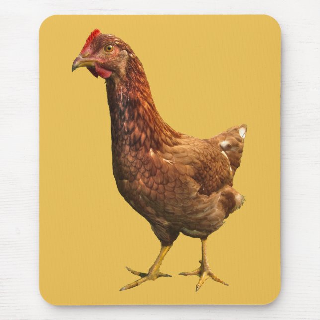 Tapis De Souris Rhode Island Red Hen Chicken Mousepad (Devant)