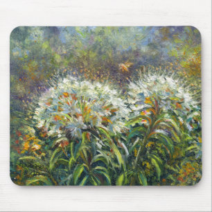 Tapis De Souris "Rhododendrons et abeille"